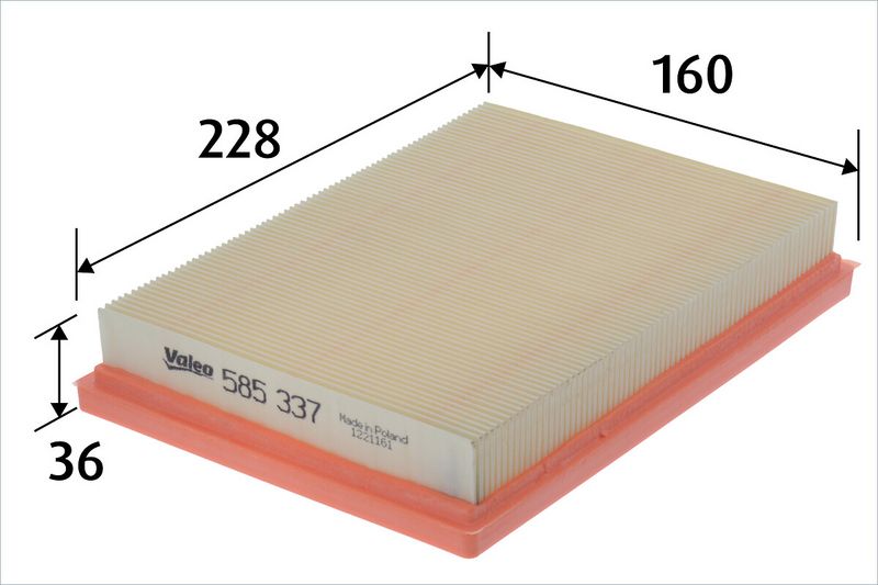 VALEO 585337 - Oro filtras