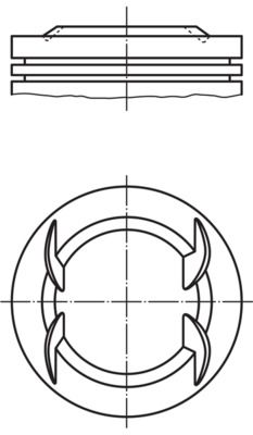 MAHLE dugattyú 011 PI 00116 000