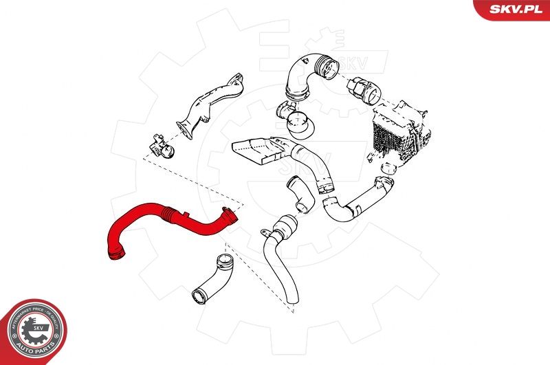 Шланг подачі наддувального повітря, Skv Germany 24SKV963