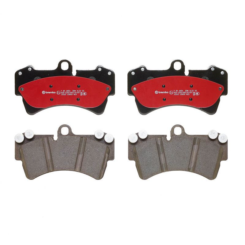 Piduriklotsi komplekt, ketaspidur, BREMBO P 85 065X
