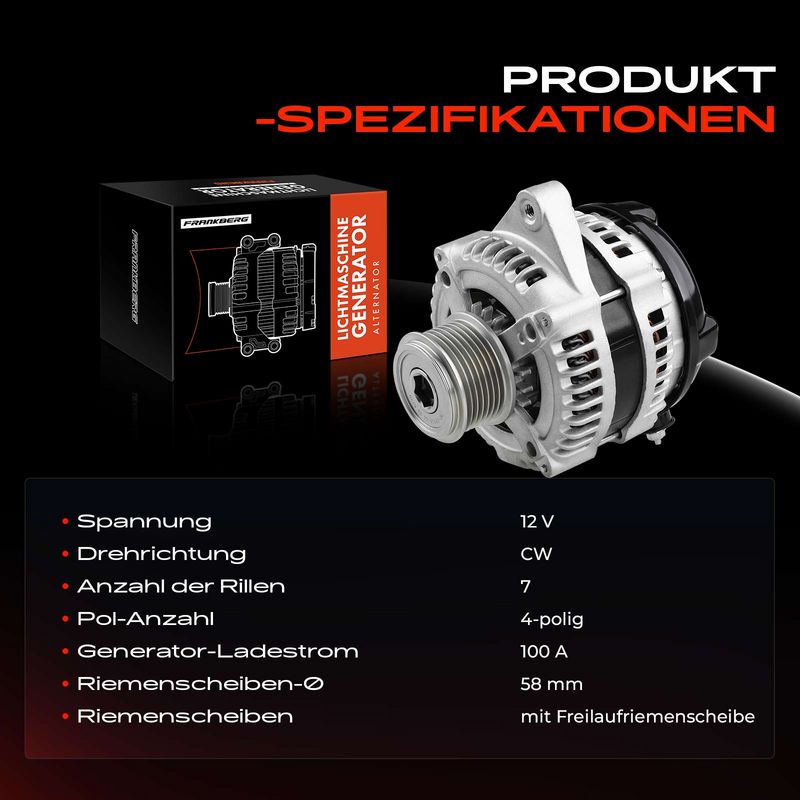Frankberg 5481FB0002027 Alternator
