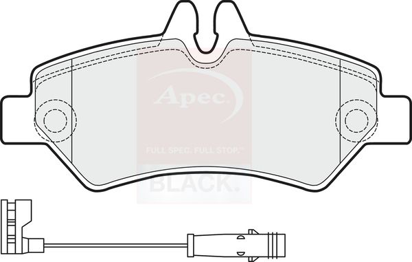 APEC Brake Pad Set, disc brake PAD1516B