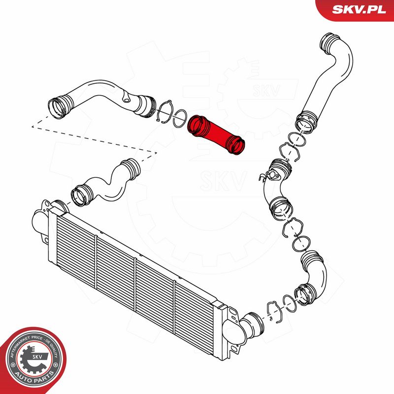 ESEN SKV 24SKV096 Charge Air Hose