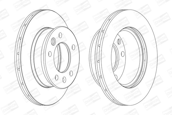 Гальмівний диск, Champion 569122