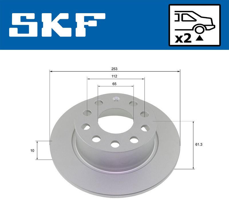 спирачен диск SKF
