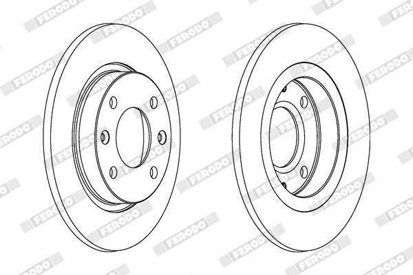 FERODO DDF059 Brake Disc