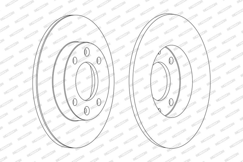 DISQUES DE FREIN VL (2P.) - DDF1178