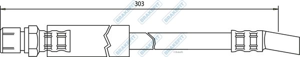 APEC Brake Hose BHO4014
