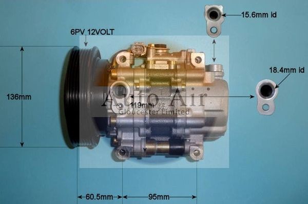 Auto Air Gloucester 14-0226 Compressor, air conditioning