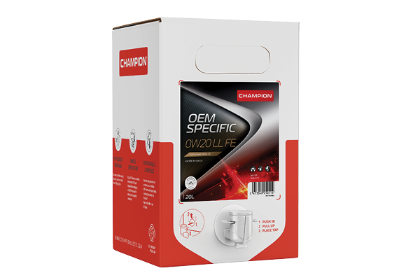 CHAMPION OEM SPECIFIC 0W20 LL FE BIB 20L