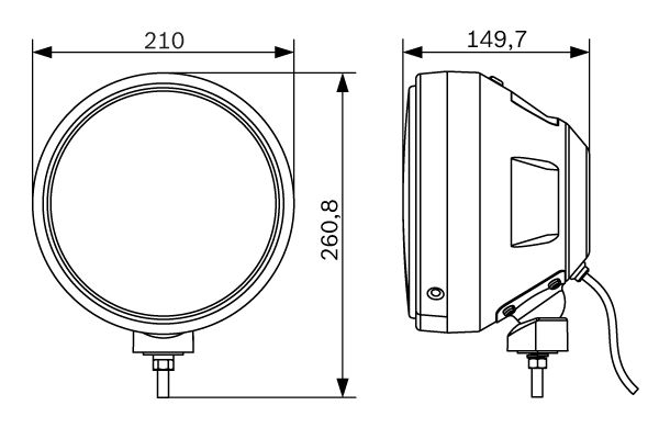 BOSCH 0986310985 High Beam Headlight