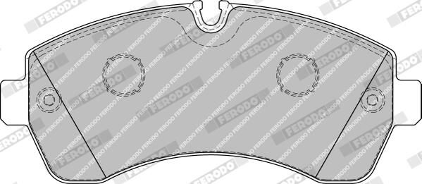 FERODO FVR1777 Brake Pad Set, disc brake