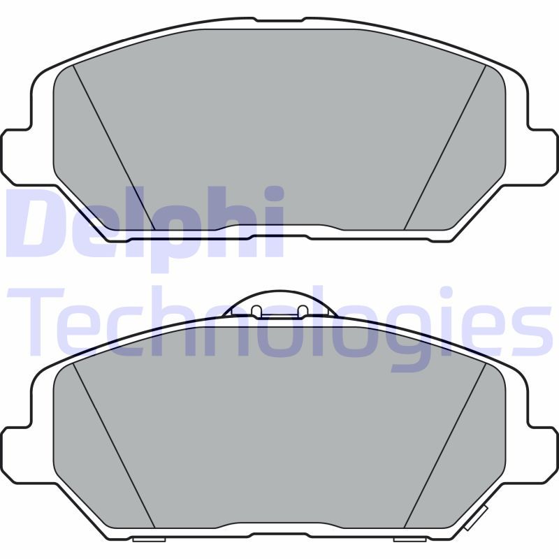 DELPHI KIA гальмівні колодки передн CEED, PROCEED, XCEED, HYUNDAI i30