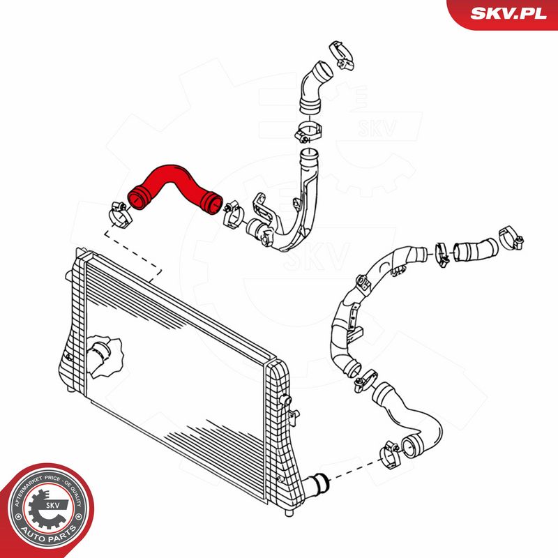 ESEN SKV 24SKV644 Charge Air Hose