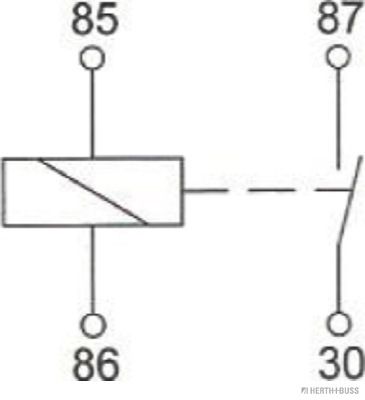 Relé, pracovní proud 75614382