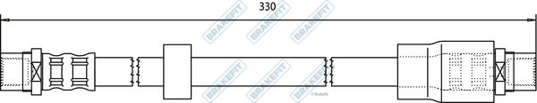 APEC Brake Hose BHO4142