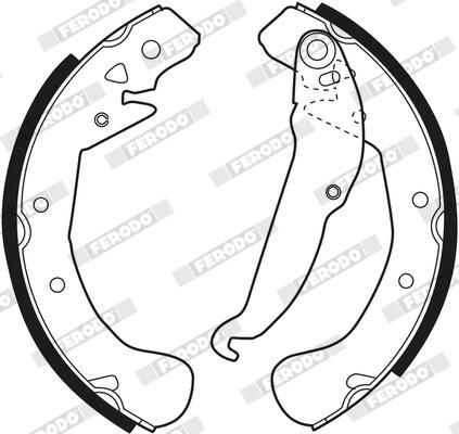 Sada brzdových čelistí FSB545