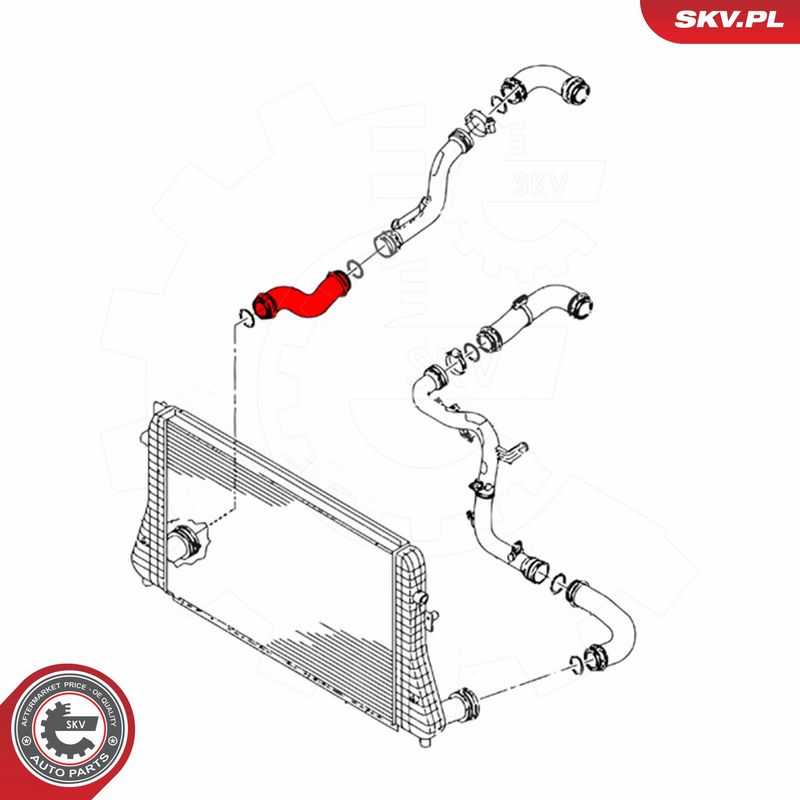ESEN SKV 43SKV425 Charge Air Hose