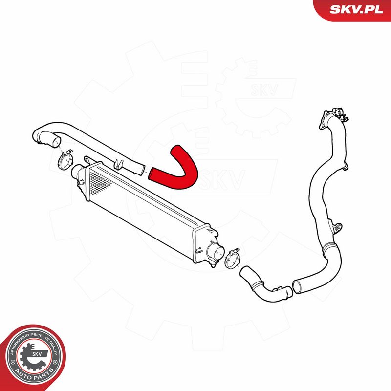 ESEN SKV 24SKV957 Charge Air Hose