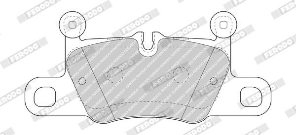 FERODO FDB4970 Brake Pad Set, disc brake