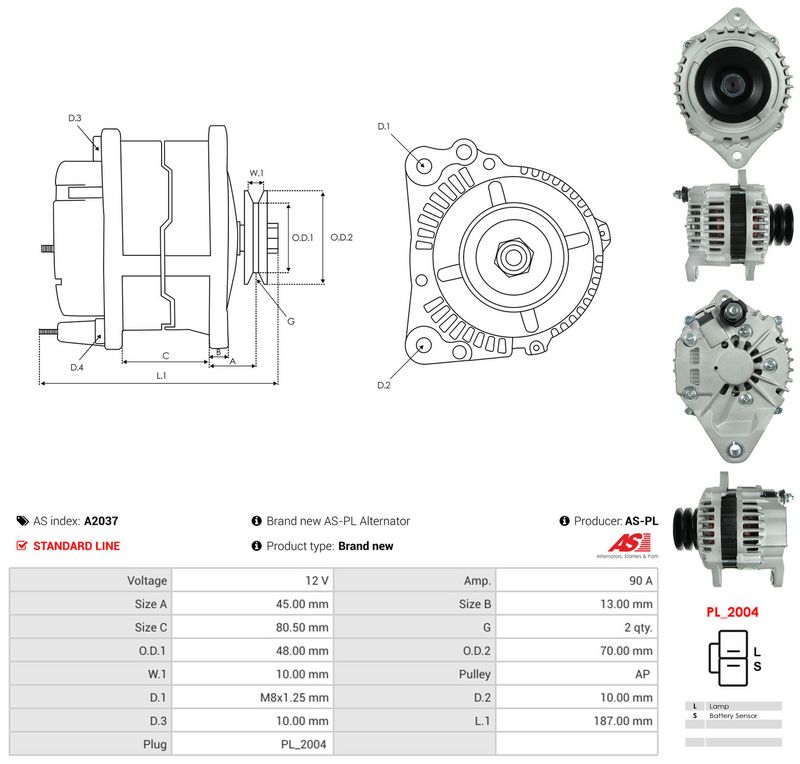 Generaator, AS-PL A2037