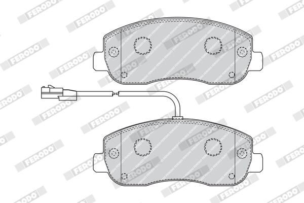 FERODO FVR4347 Brake Pad Set, disc brake
