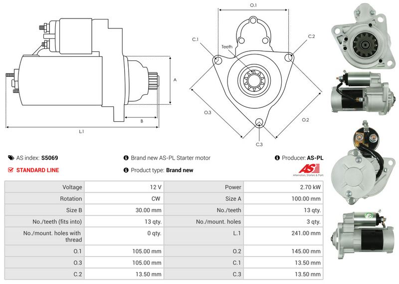 AS-PL S5069 Starter