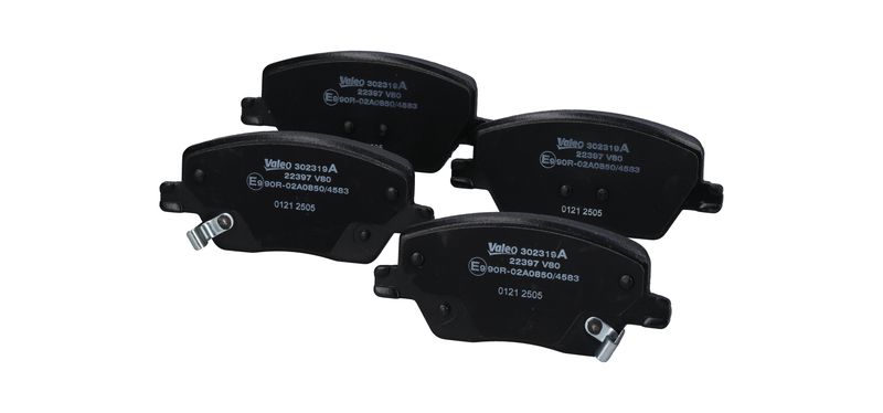 VALEO 302319A Diskinių stabdžių kaladėlių komplektas
