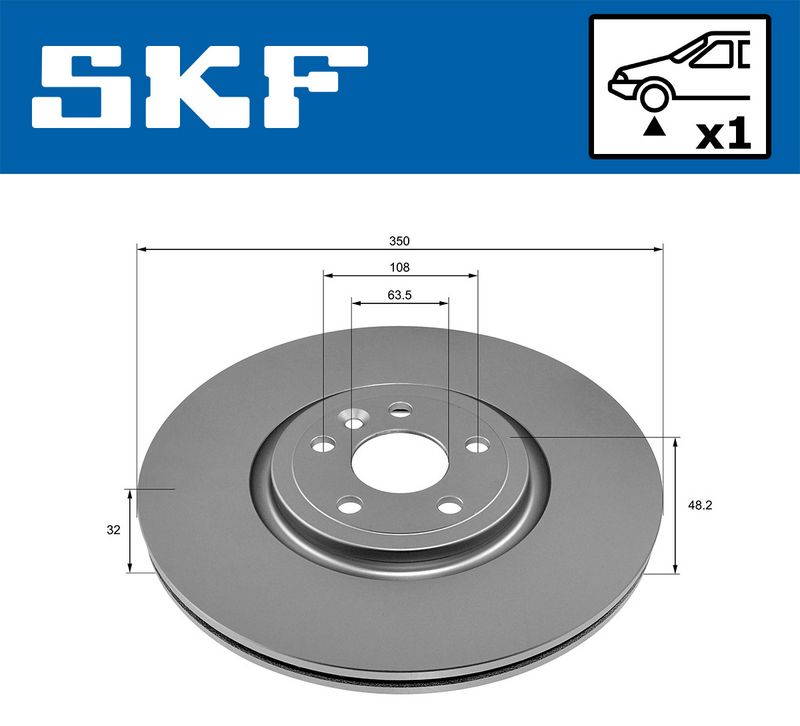 спирачен диск SKF