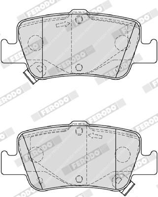 FERODO FDB4048 Brake Pad Set, disc brake