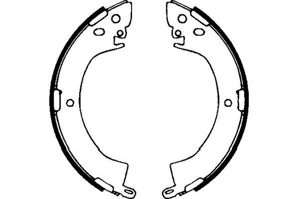 KAVO PARTS fékpofakészlet BS-6409
