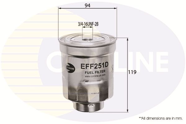 Фільтр палива, Comline EFF251D