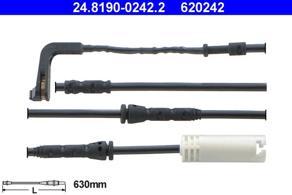 Senzor de avertizare,uzura placute de frana 24.8190-0242.2 ATE