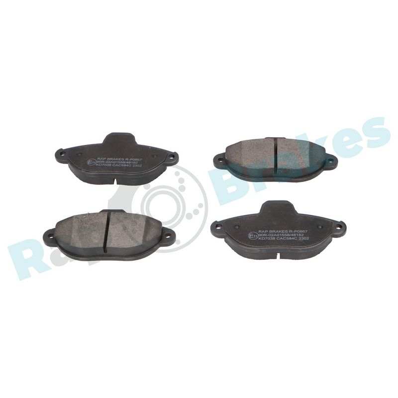 RAP BRAKES R-P0867 Brake Pad Set, disc brake