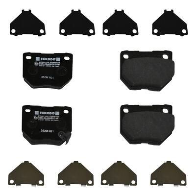 FERODO FDB1372 Brake Pad Set, disc brake