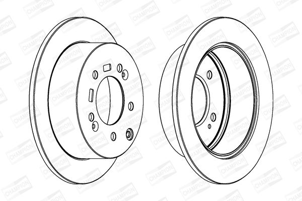 Гальмівний диск, Champion 562686