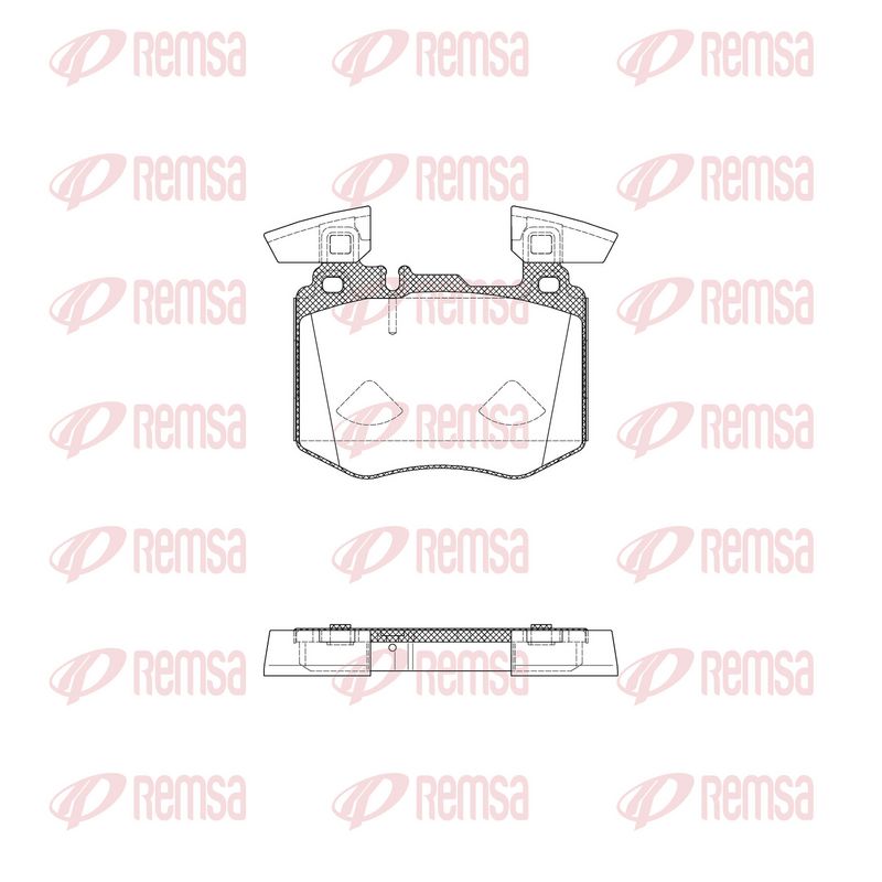 REMSA 1883.00 Brake Pad Set, disc brake