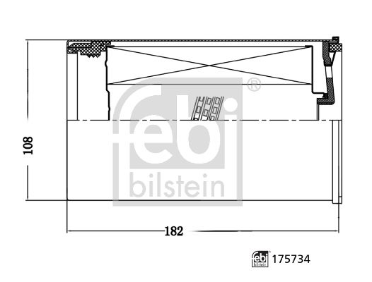 FEBI BILSTEIN Üzemanyagszűrő 175734