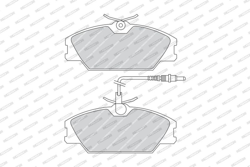 FERODO FDB406 Brake Pad Set, disc brake
