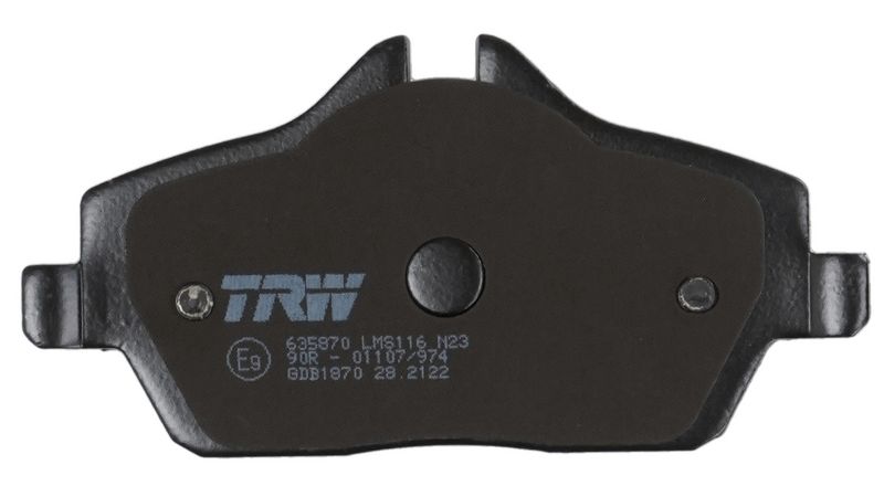 TRW GDB1870 Brake Pad Set, disc brake