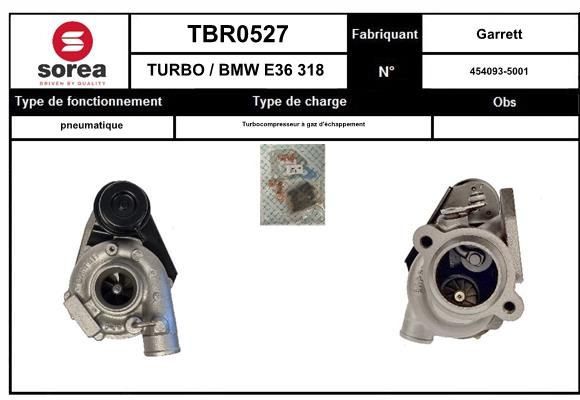 Compresor,sistem de supraalimentare TBR0526 EAI