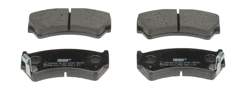Plaquettes+de+frein+à+disque FERODO FDB1551