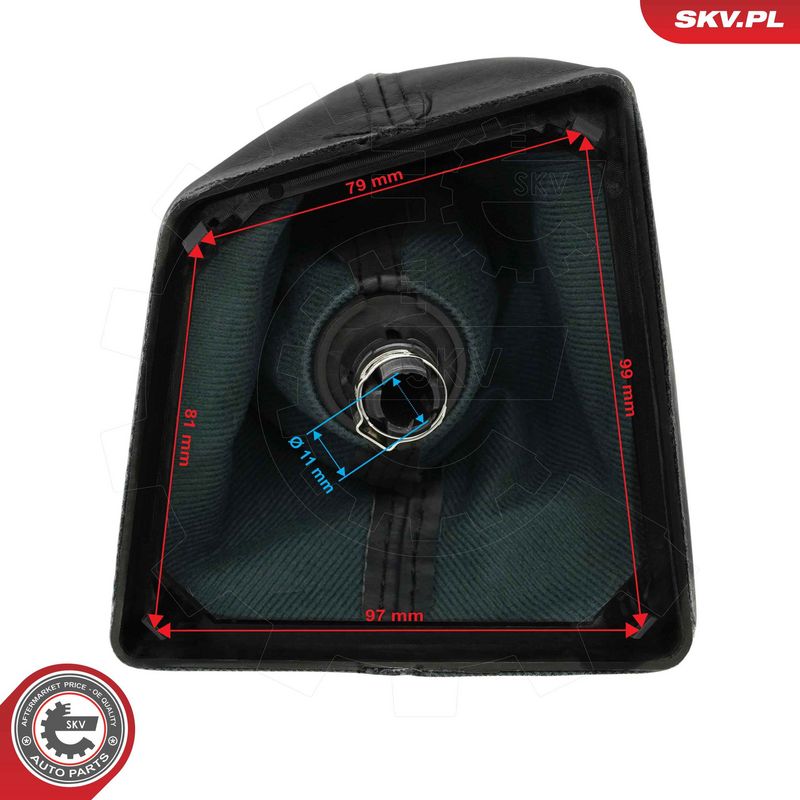 ESEN SKV 63SKV579 3RG Gear Lever Knob
