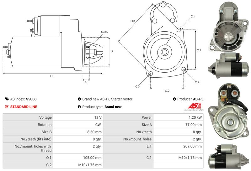 AS-PL S5068 Starter