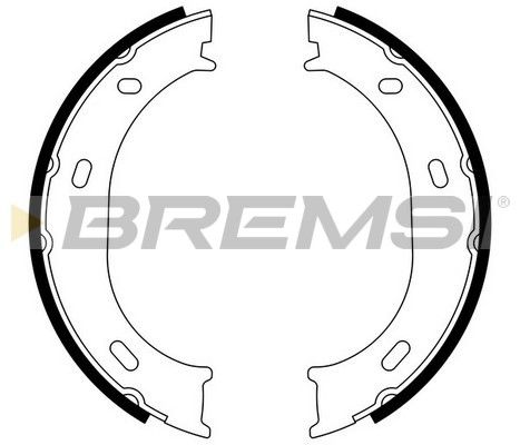 Комплект гальмівних колодок, стоянкове гальмо, Bremsi GF0306