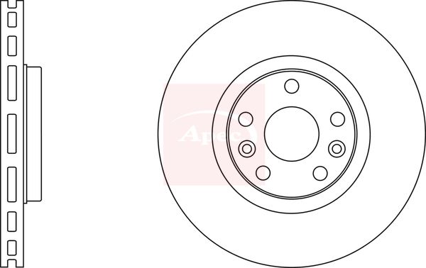 APEC Brake Disc DSK2635