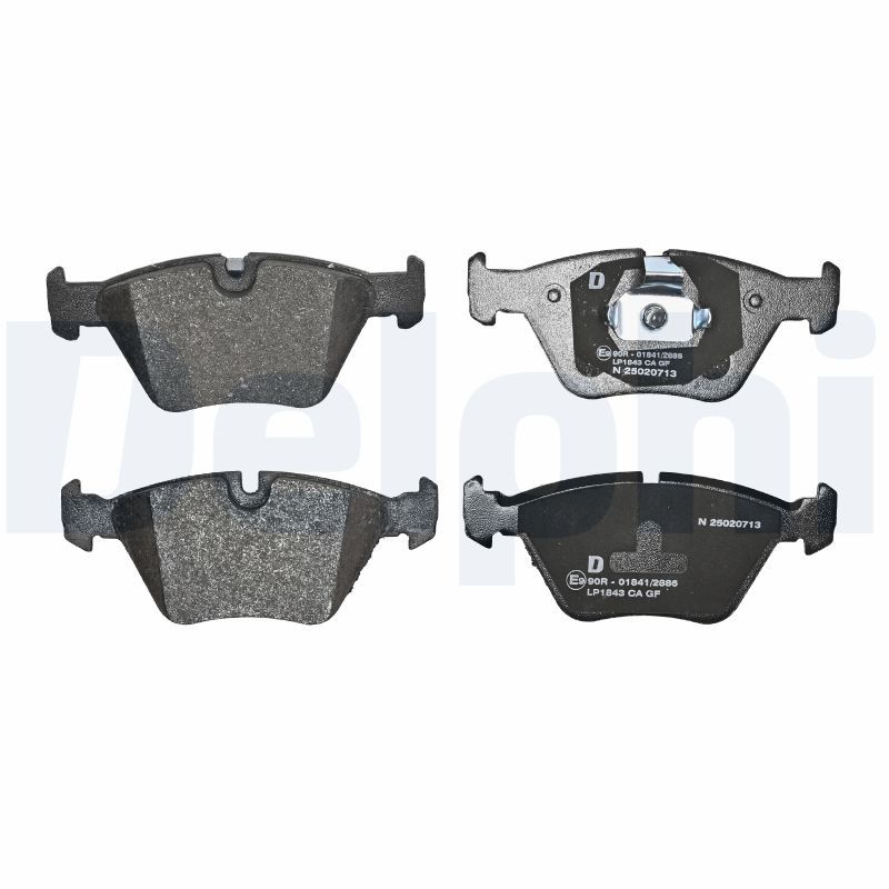 Piduriklotsi komplekt, ketaspidur, DELPHI LP1843