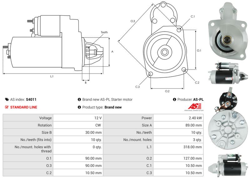 AS-PL S4011 Starter