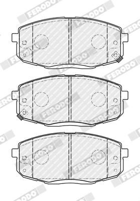 FERODO FDB4985 Brake Pad Set, disc brake
