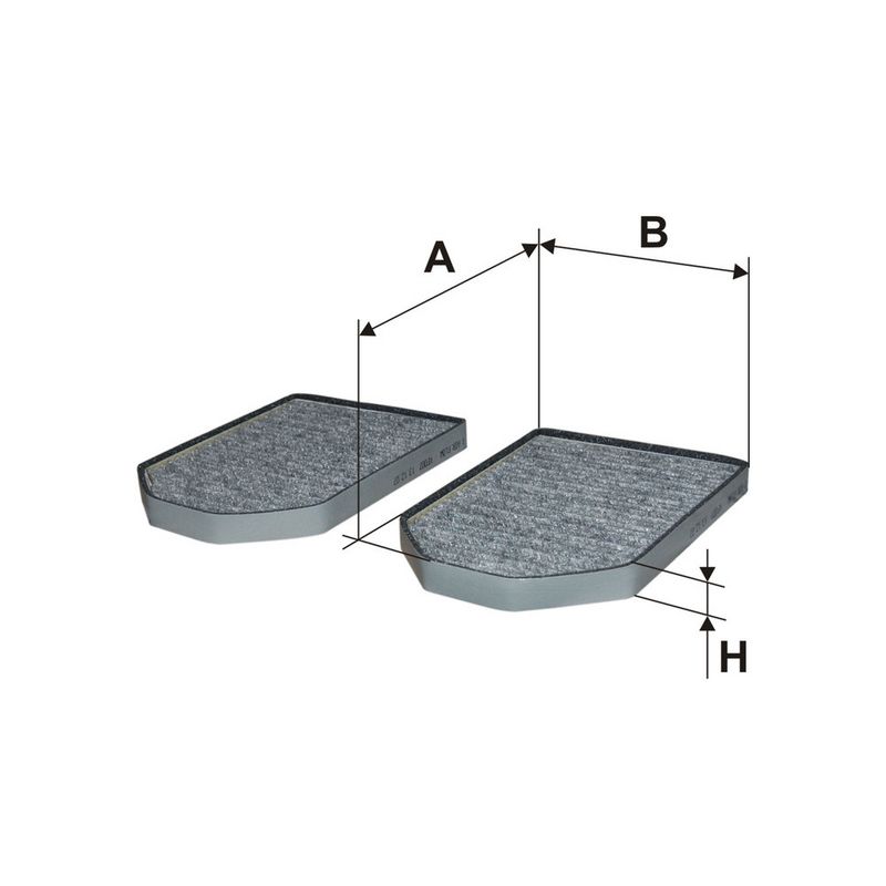 Filter, salongiõhk, FILTRON K 1069A-2X